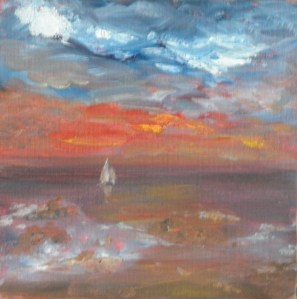 Soleil breton à la fin du jour