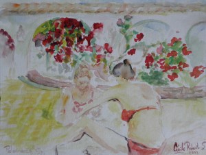 A76 Palomares. Aquarelle 15x20. 30€