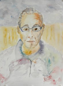Portrait rapide à l'aquarelle