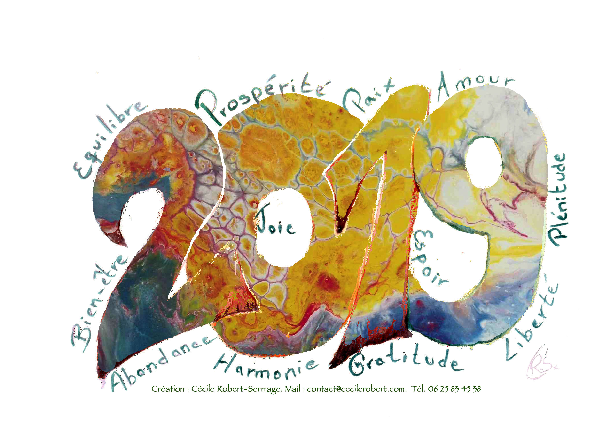 Voeux 2019 Cécile Robert Sermage